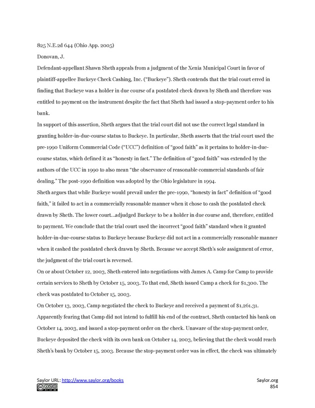 Business Law and the Legal Environment - Page 854